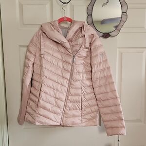 Laundry By Shelli Segal Blush Quilted Puffer Jacket